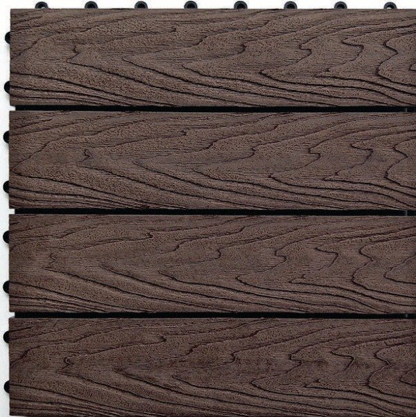 Producto - Baldosa Encastrable WPC - Caja 11 u.