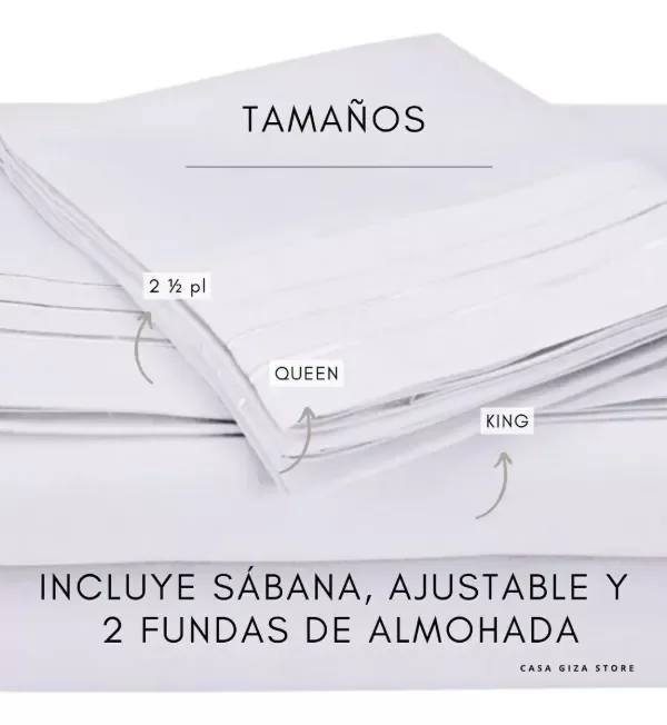 Producto - Juego de Sábanas Pierre Cardin 200 Hilos Queen para (200x160) - 1