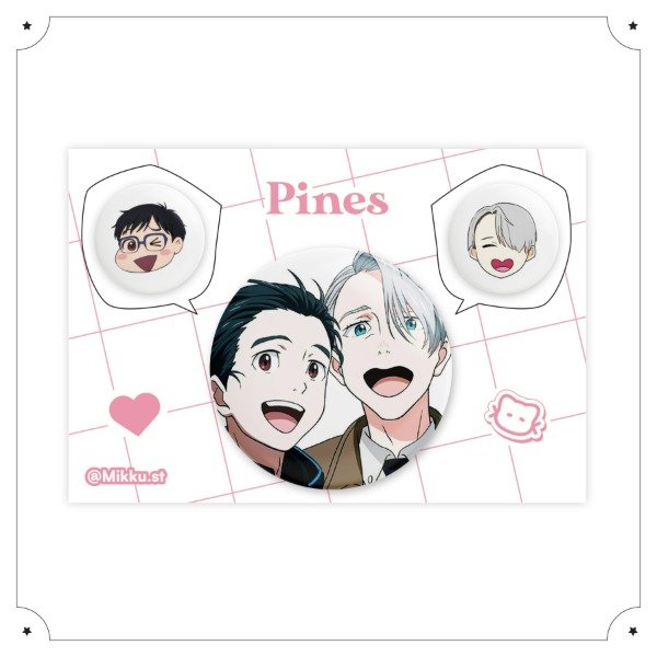 Producto - Pack Pines - "Yuri On Ice"