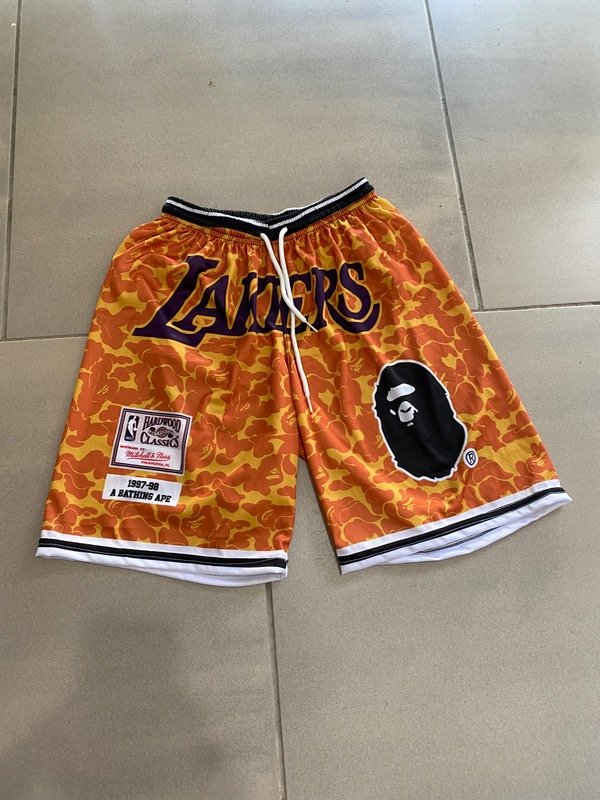 Producto - SHORT LAKERS BAPE
