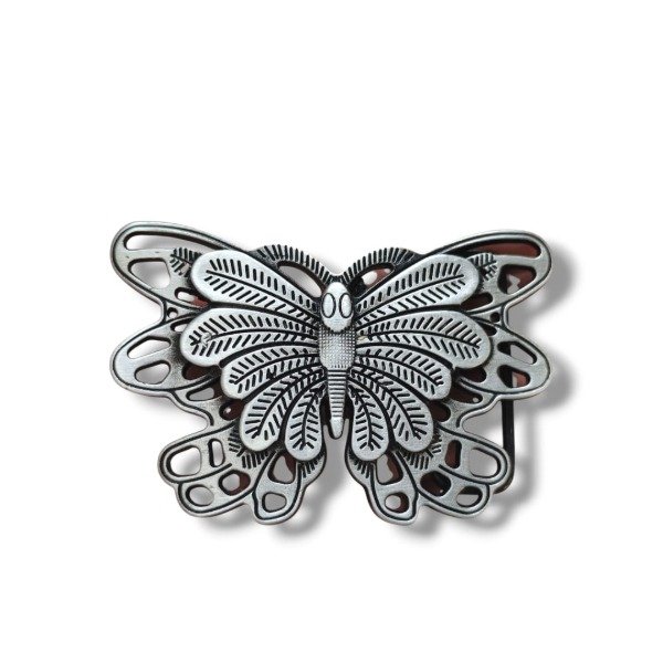 Producto - chapon mariposa color plata