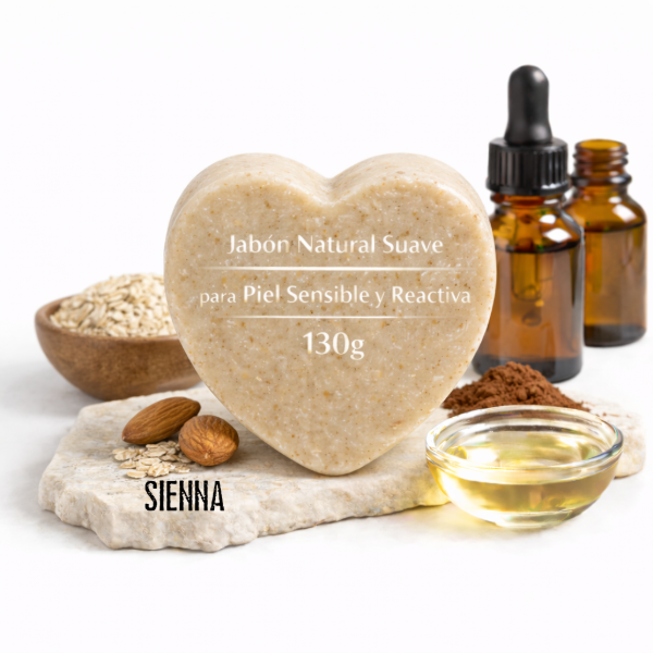 Producto - Jabón Natural Suave para Piel Sensible y Reactiva 130g