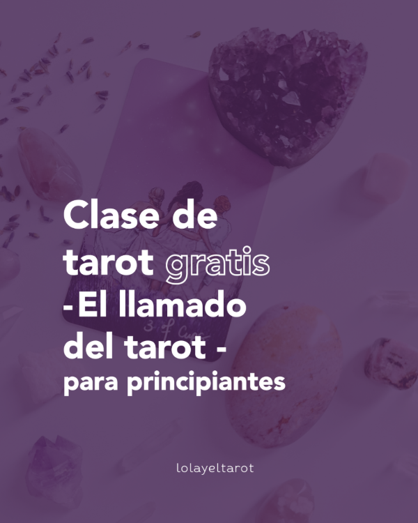Producto - Clase de Tarot Gratis - El Llamado del Tarot