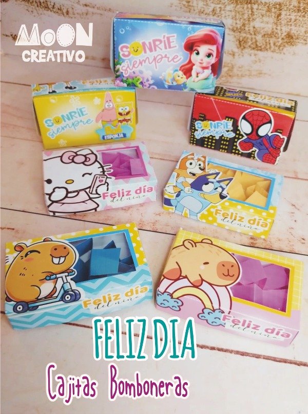 Producto - 10 Bomboneras Medianas Feliz Día del Niño