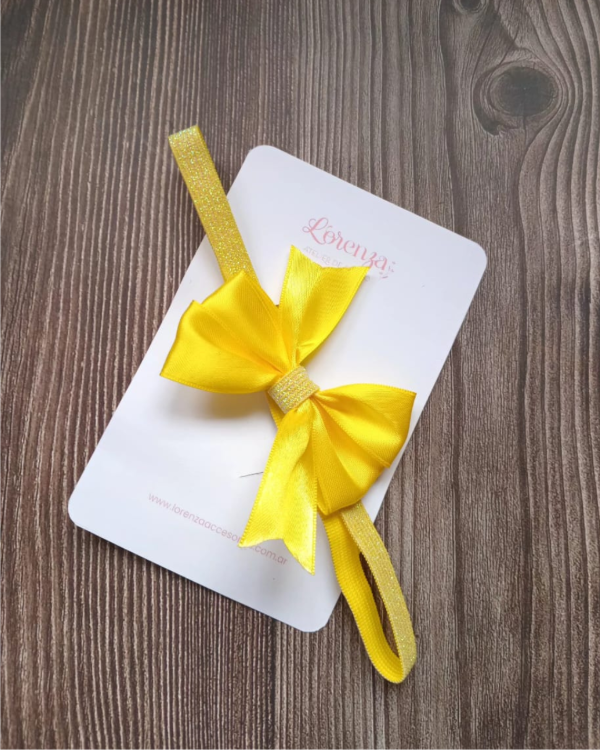 Producto - Vincha Elástica - Amarillo
