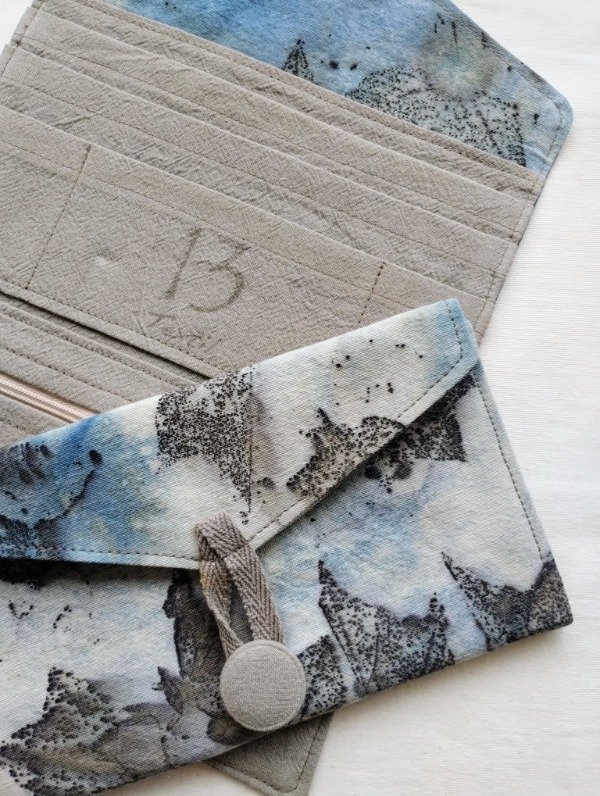 Producto - Billetera Tabaquera - Arce + Índigo