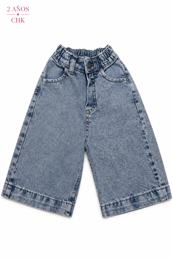 Producto - Jean celeste wide leg marca CHK - 0