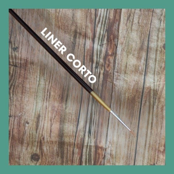 Producto - Pincel Linner Corto Fibra Sintetica