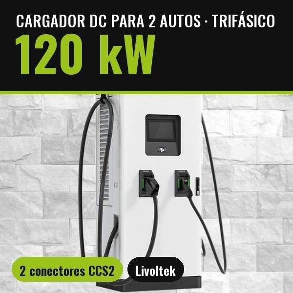 Producto - Cargador DC para 2 Vehículos Eléctricos 120 kW