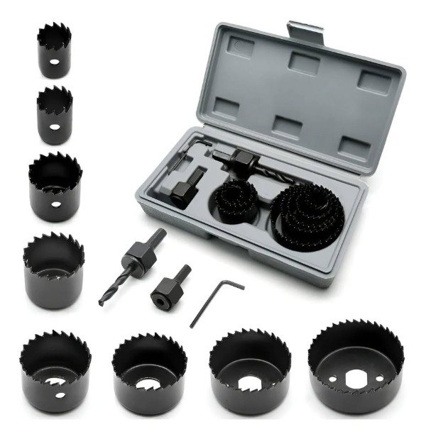 Producto - Mechas Sierra Copa Juego 12 Piezas Para Madera Acero Carbón