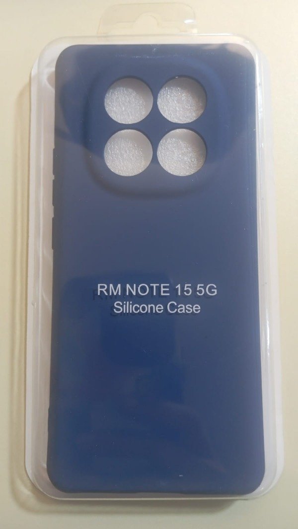 Producto - Funda Silicone Case Azul para Xiaomi Redmi Note 15