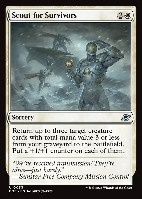 Producto - Scout for Survivors - Edge of Eternities (EOE) #33 uncommon normal