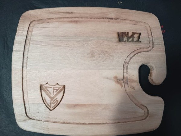 Producto - Tabla de Madera Eucalipto - Futbol - Velez Sarsfield