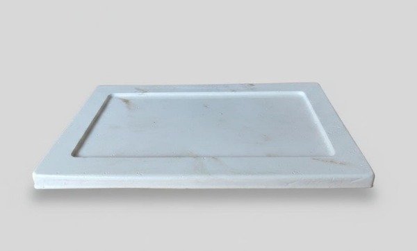 Producto - Bandeja Rectangular grande cemento