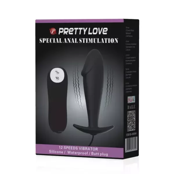Producto - Vibrador anal con 12 velocidades de vibracion