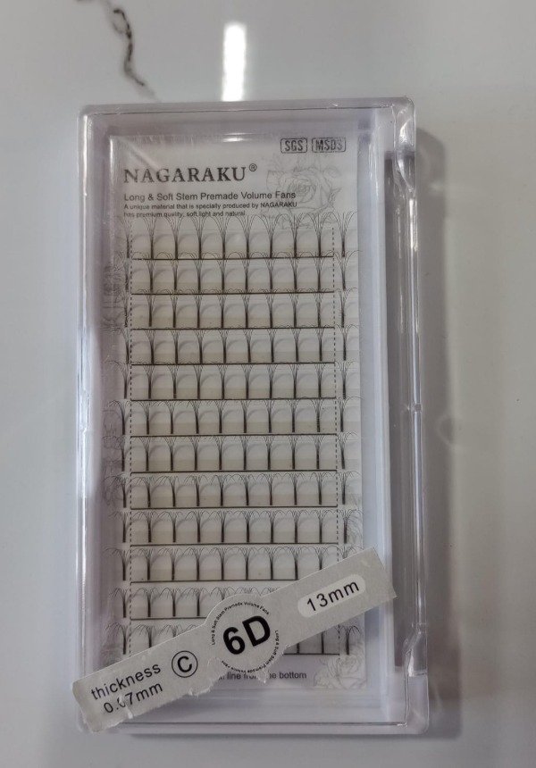 Producto - PESTAÑA NAGARAKU RAMILLETE 6D 13mm