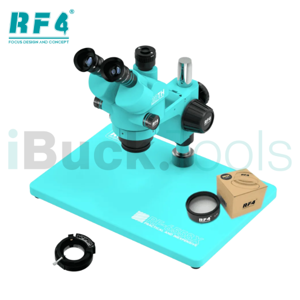 Producto - Microscopio Trinocular RF4 RF-6558x + Barlow 0.7X