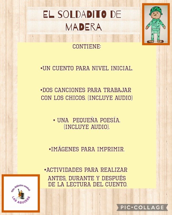 Producto - EL SOLDADITO DE MADERA