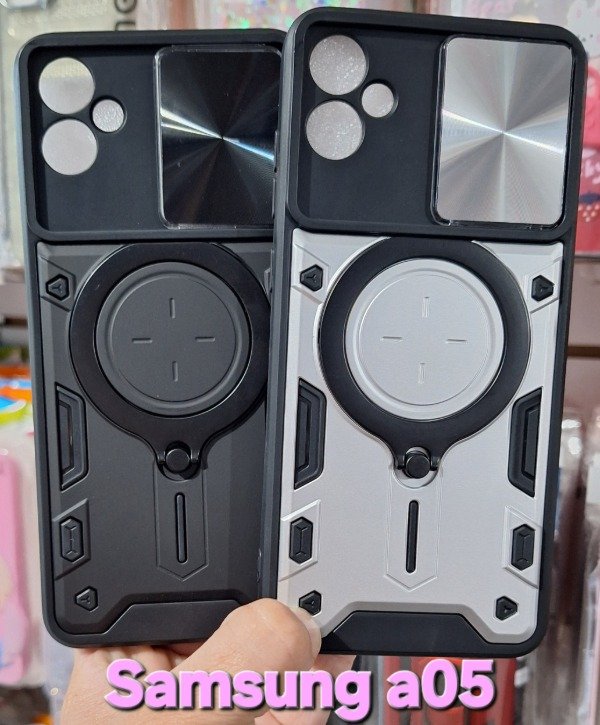 Producto - Fundas armour con cubre cámara. Samsung a05