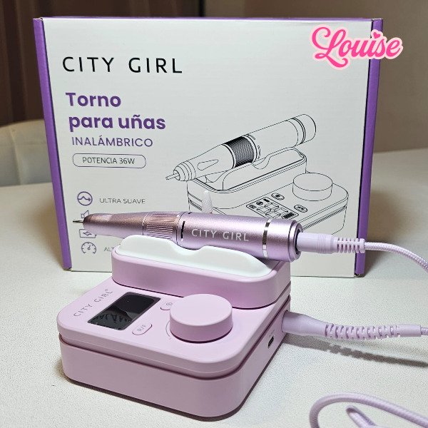 Producto - Torno para uñas inalámbrico City Girl (36W - 35.000 RPM)