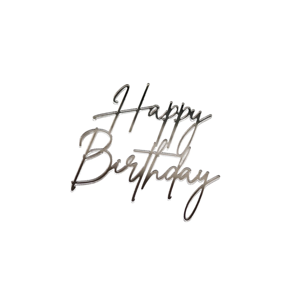 Producto - Cake Topper Frontal Happy Birthday CF500
