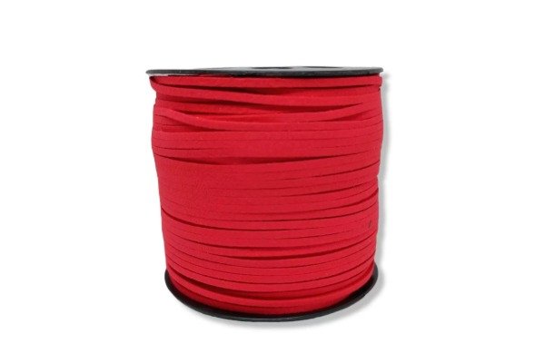 Producto - Cordon Gamuzado Rojo Rollo