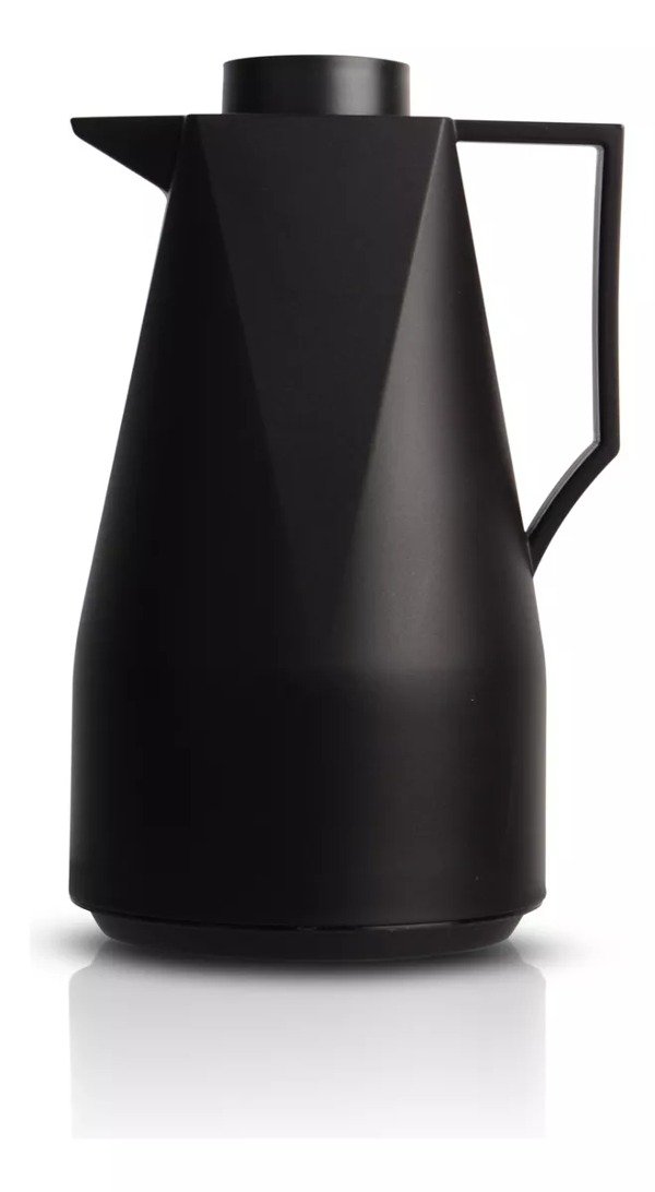 Producto - Jarra Termica Diseño Irregular Gastro 1 Litro Frio Calor Negro
