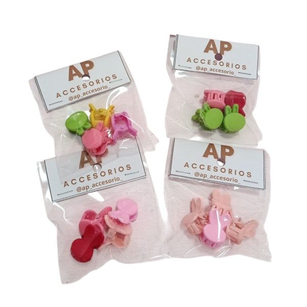 Producto - BROCHE CHICO CONEJITOS X4 COD 22