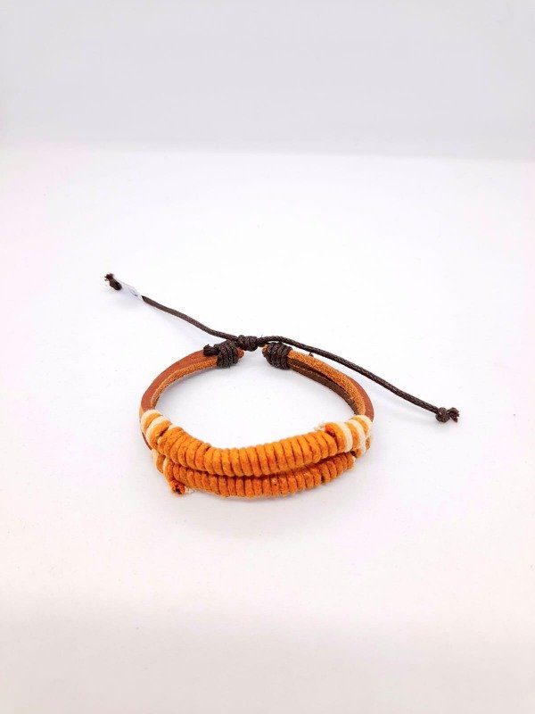 Producto - Brazalete cuero nudo corredizo