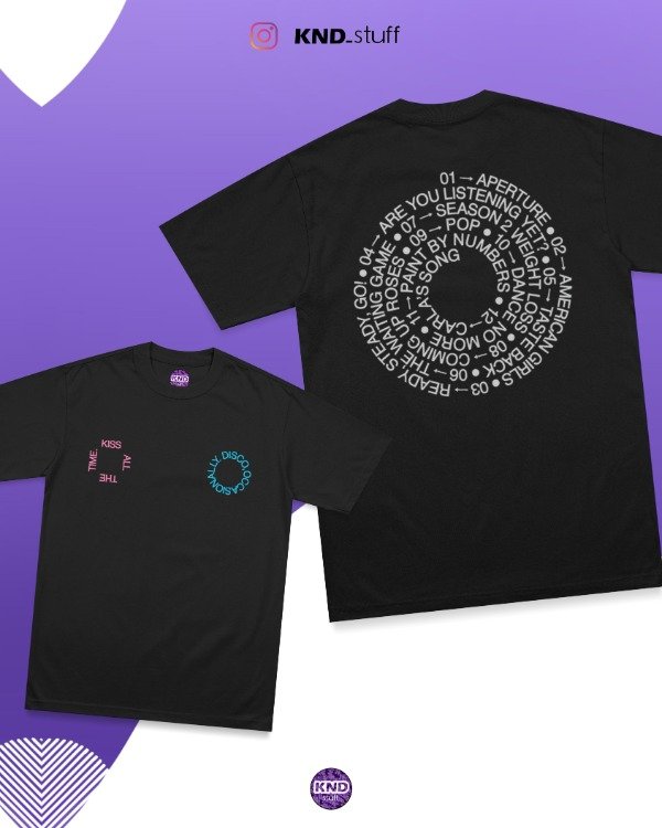 Producto - Remera kattdo tracklist - DTF