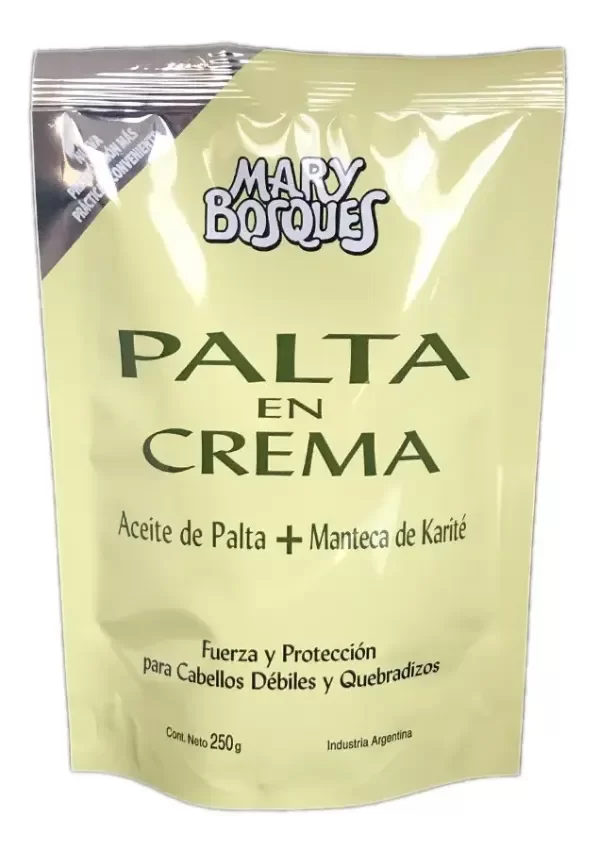 Producto - Tratamiento en Crema Mary Bosques de Palta para Cabello Dañado y Seco 250 g