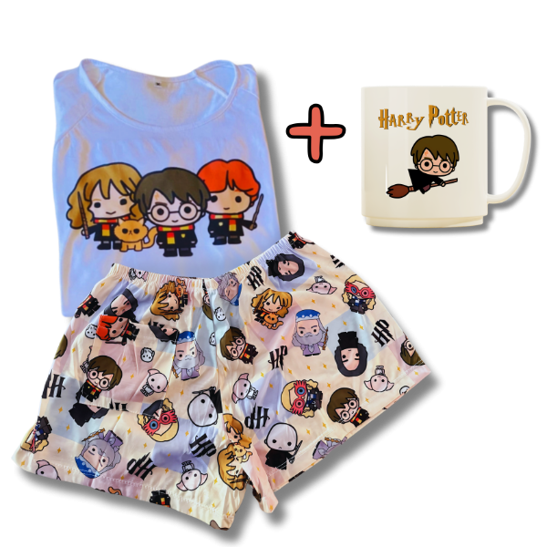 Producto - PIJAMA HARRY POTTER + TAZA PERSONALIZADA