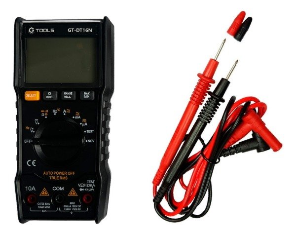 Producto - Multimetro AUTORANGO DT16N profesional - Capacitancia - Pantalla c luz