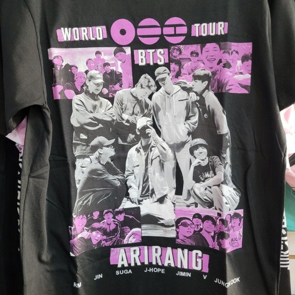 Producto - REMERA DE ADULTOS BTS ARIRANG PURPLE - 1