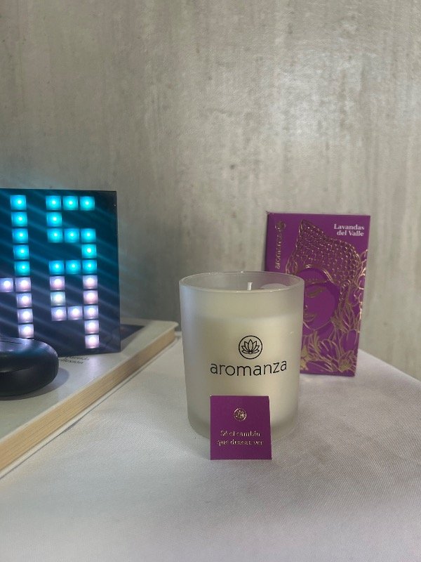 Producto - Vela Aromática Premium Lavandas del Valle