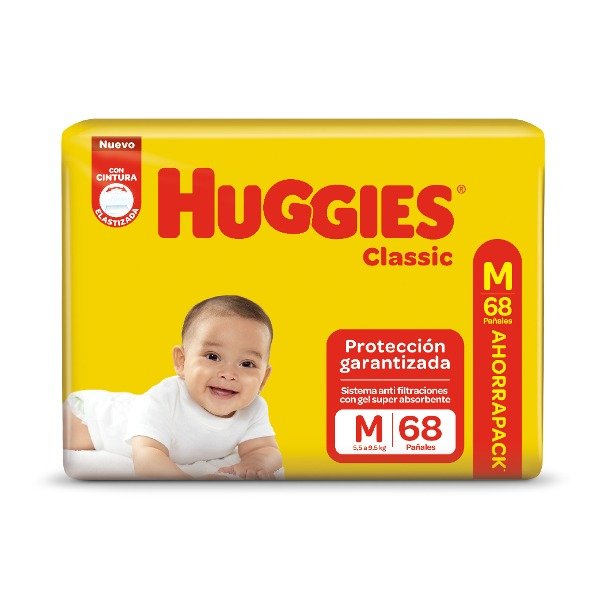 Producto - Huggies Classic M x68