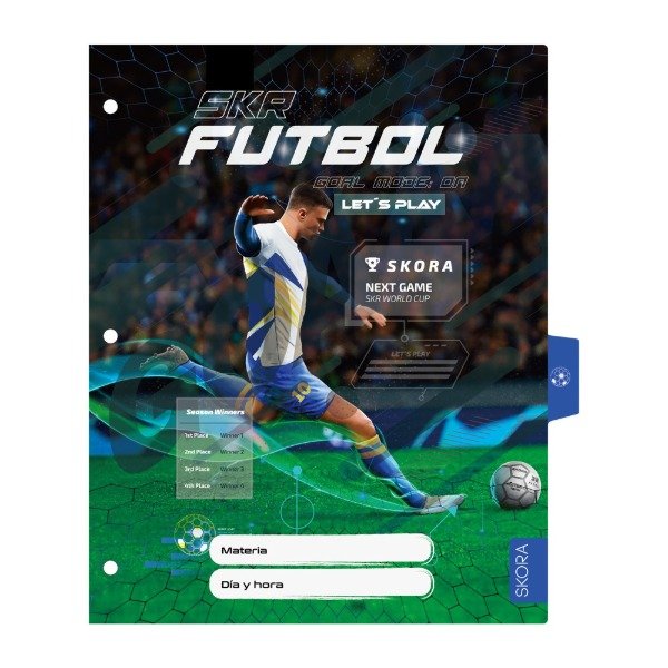 Producto - Separador escolar N3 FUTBOL x6u