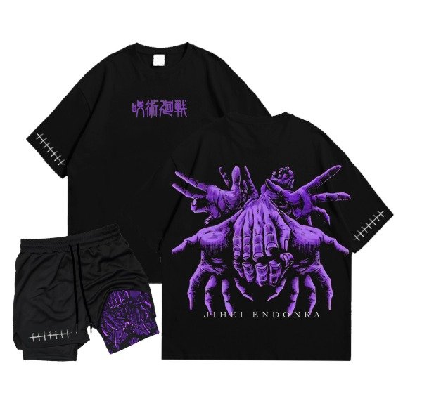 Producto - Remera Oversize + Short (Mahito) - 1