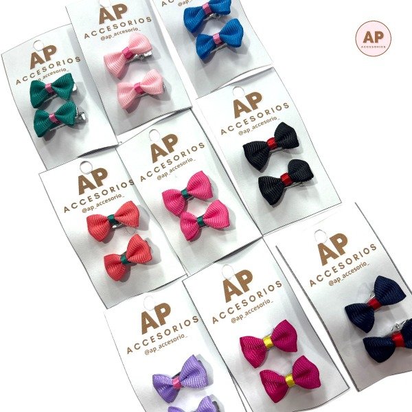 Producto - PAR PICO MINI MOÑO LISO - AC26146