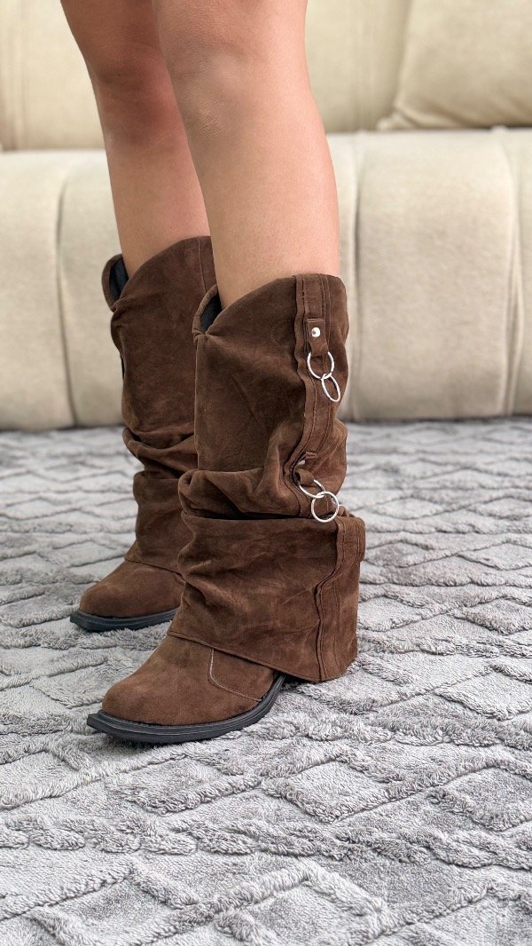 Producto - Botas Angie Choco Gamuza