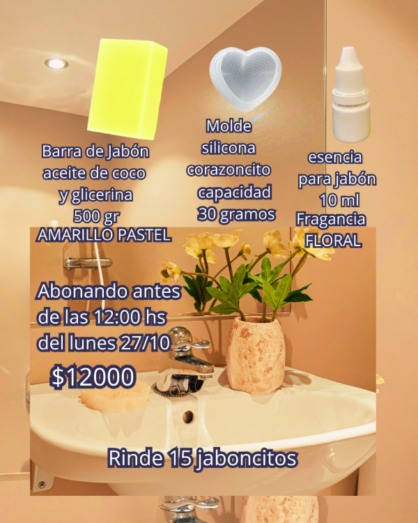 Producto - Kit Jabón Corazoncitos Oferta