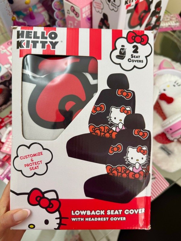 Producto - PRE VENTA - Funda Para Asientos  De Auto Hello Kitty