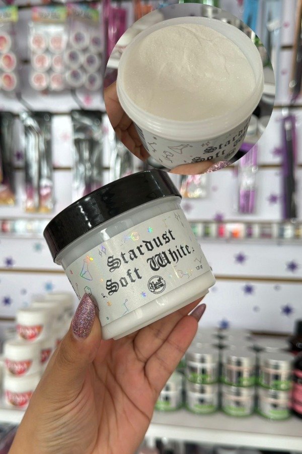 Producto - POLIMERO STARDUST NAIL SHOW 14G SOFT WHITE