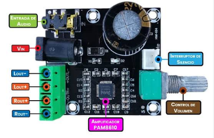 Producto - Amplificador PAM8610 con potenciometro - 1