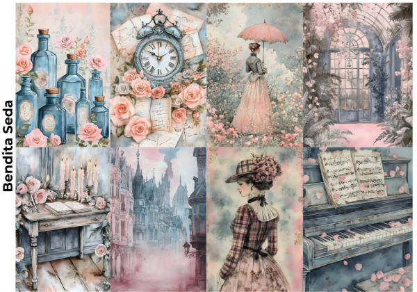 Producto - Bendita Seda 014 Londres shabby (Decoupage)