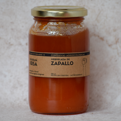 Producto - Mermelada de Zapallo - 360 Cc - Conservas Agroecológicas