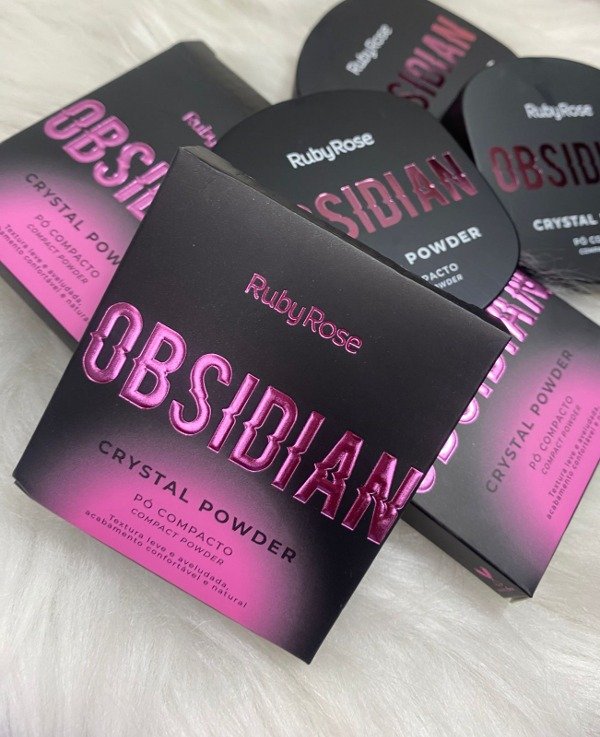 Producto - Polvo Compacto Obsidian Crystal Powder Ruby Rose (tonalidades oscuras)