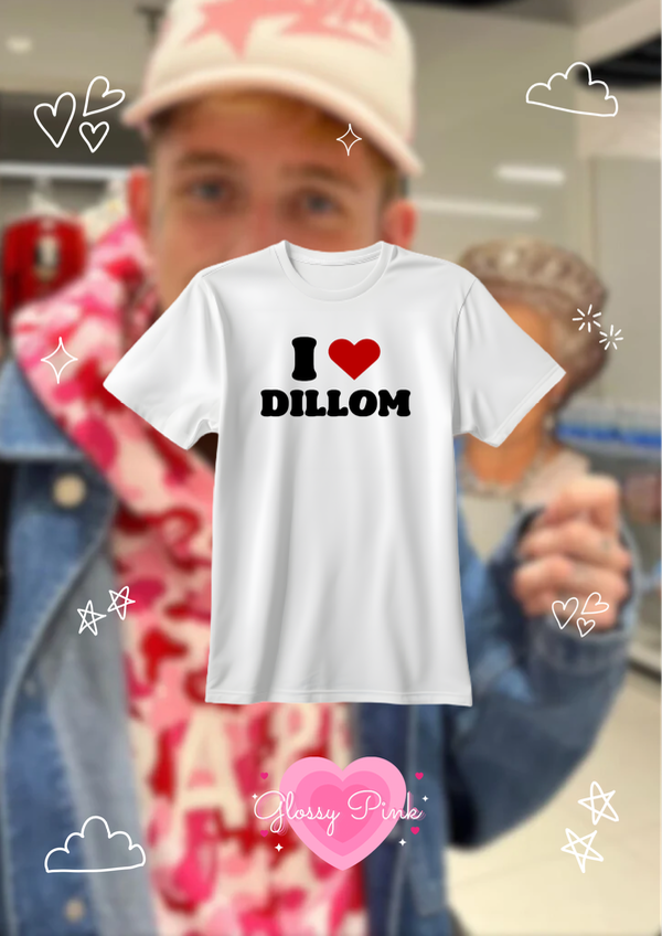 Producto - Remera I Love Dillom algodón