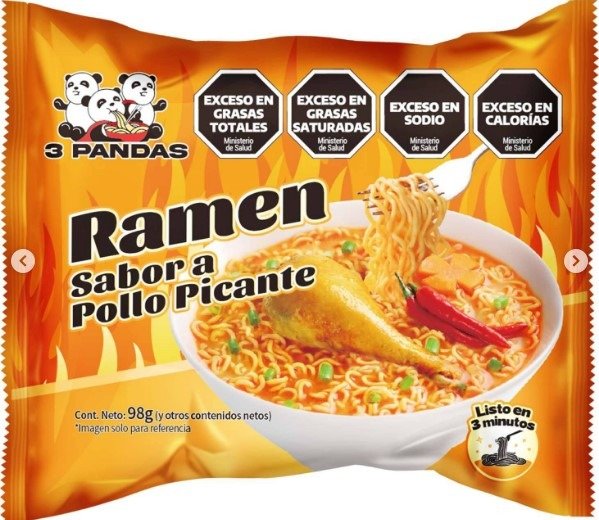 Producto - Ramen 3 Pandas Pollo Picante