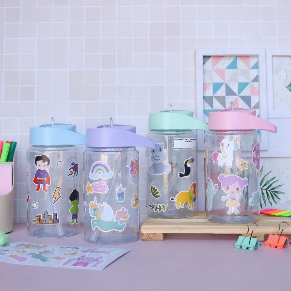 Producto - Botellita mini con stickers
